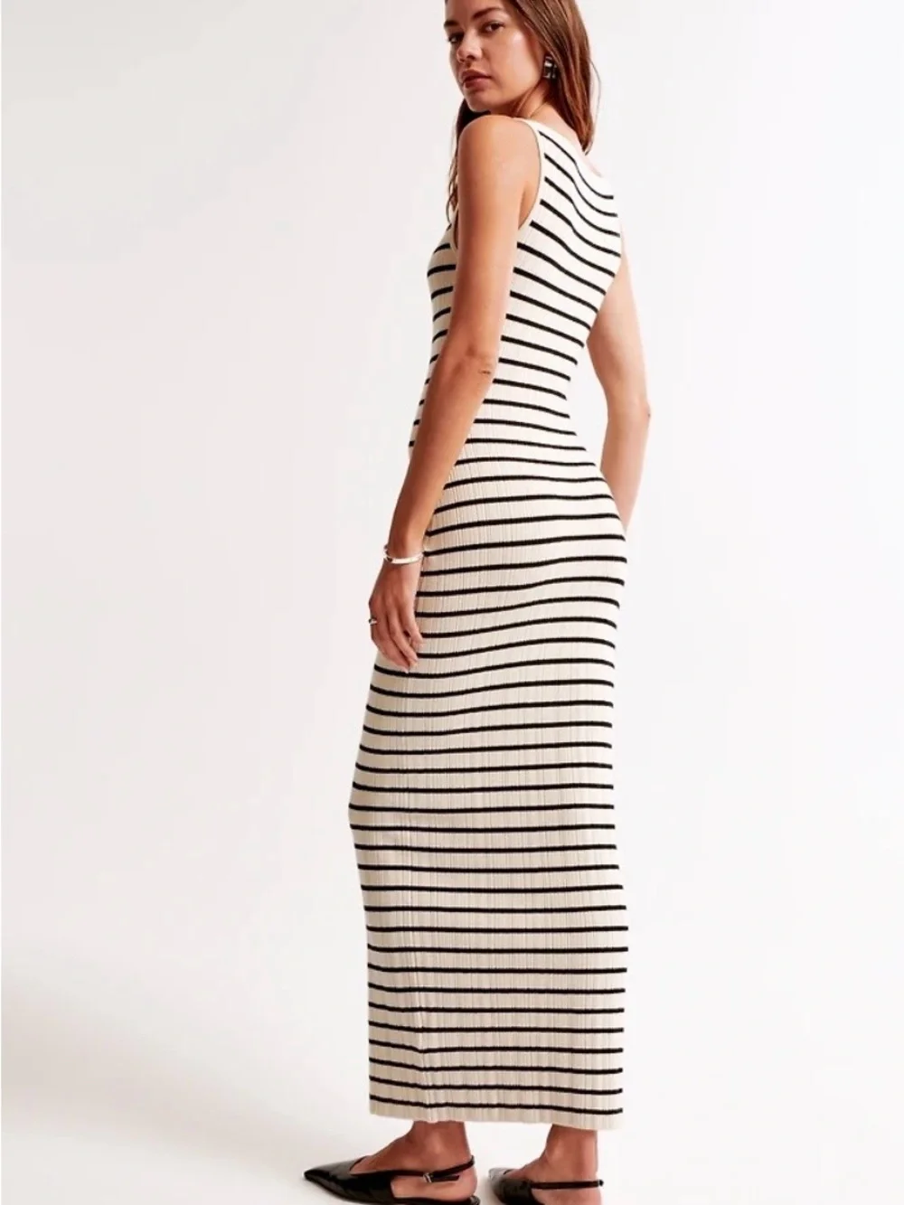 Abercrombie & Fitch High-Neck Midi Sweater Dress ( XL T)